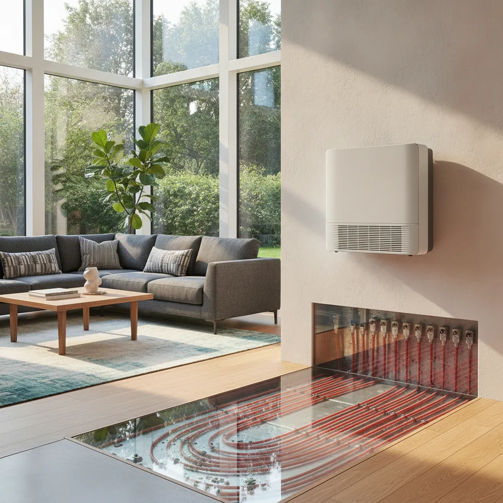 PAC sur plancher chauffant existant | Guide 2026 - pac plancher chauffant existant
