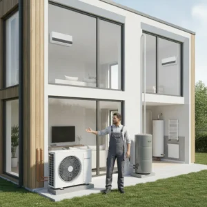 Clim réversible ou PAC air-eau, la différence à connaître - clim reversible pac air eau difference