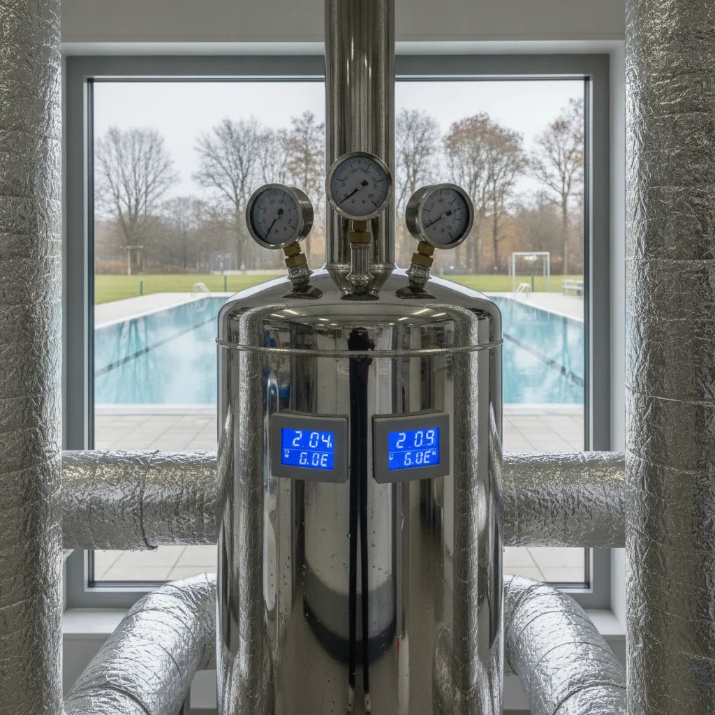 PAC air-eau et piscine chauffage
